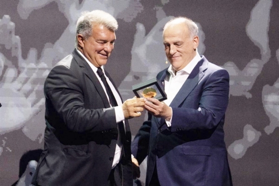 Joan Laporta i Javier Tebas, predsjednik Barcelone i čelnik LaLige