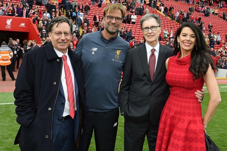 Tom Werner, Jurgen Klopp, John W. Henry sa suprugom Lindom