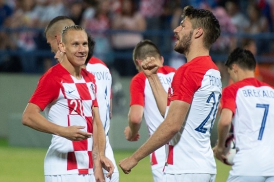 Domagoj Vida i Bruno Petković