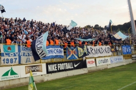 Navijači Rijeke demonstrativno u prvom poluvremenu napustili tribinu pulskog stadiona