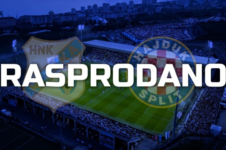 Dva dana prije Jadranskog derbija nije više bilo ulaznica prvi put uoči jedne utakmice ove sezone