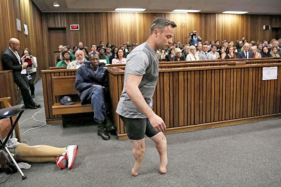 Oscar Pistorius  tijekom suđenja