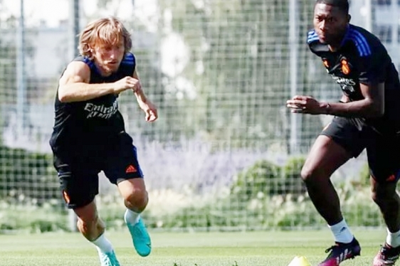 Luka Modrić na prvom treningu ove sezone