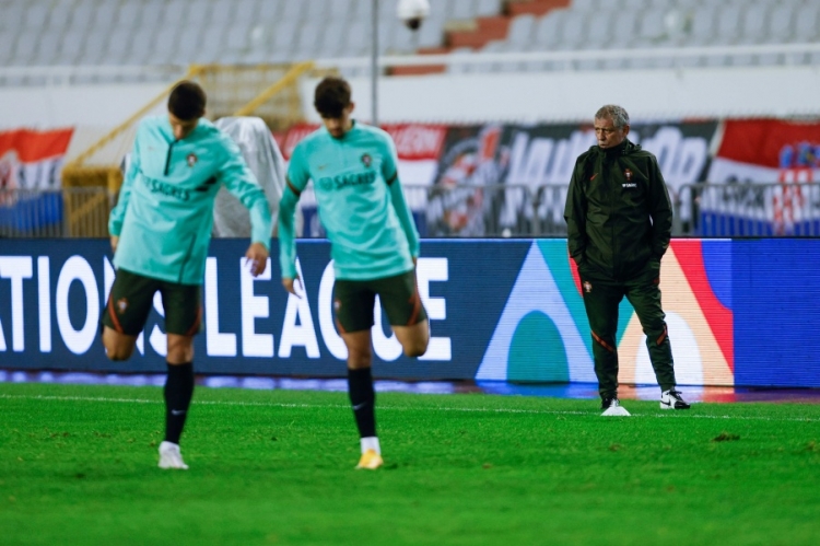 Fernando Santos tijekom treninga na Poljudu