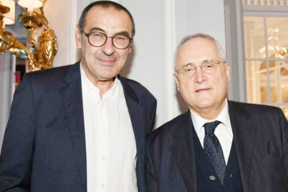 Maurizio Sarri i Claudio Lotito