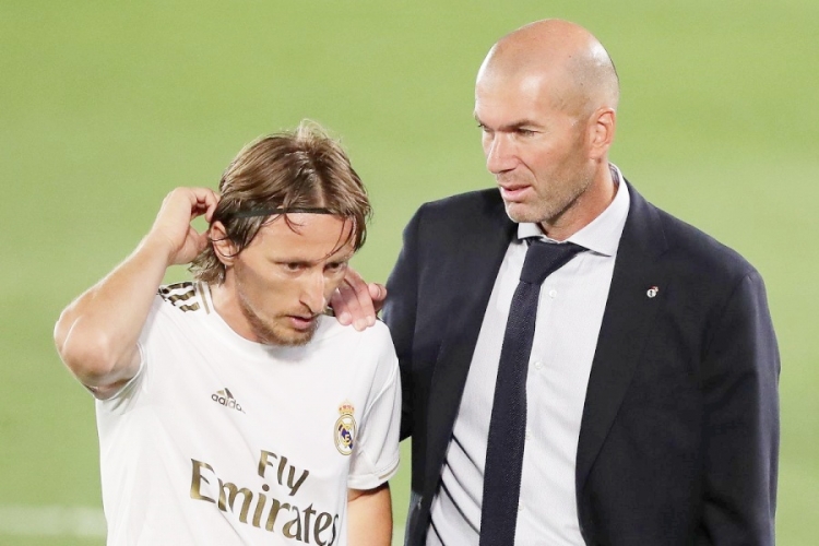 Modrić i Zidane